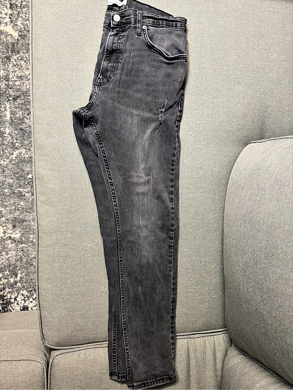 Calvin Klein Jeans Straight Jeans Size 34 in Gray